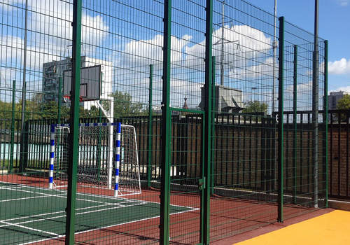 2Д забор для футбольной площадки в Нижнекамске