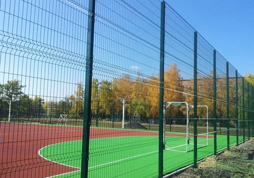 3Д забор для футбольной площадки в Нижнекамске