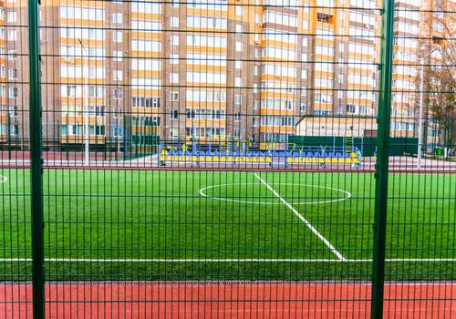 2Д забор для футбольной площадки в Нижнекамске